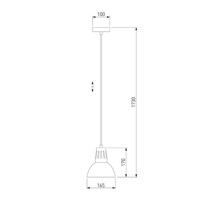 Подвес EUROSVET NORMAN 50174/1