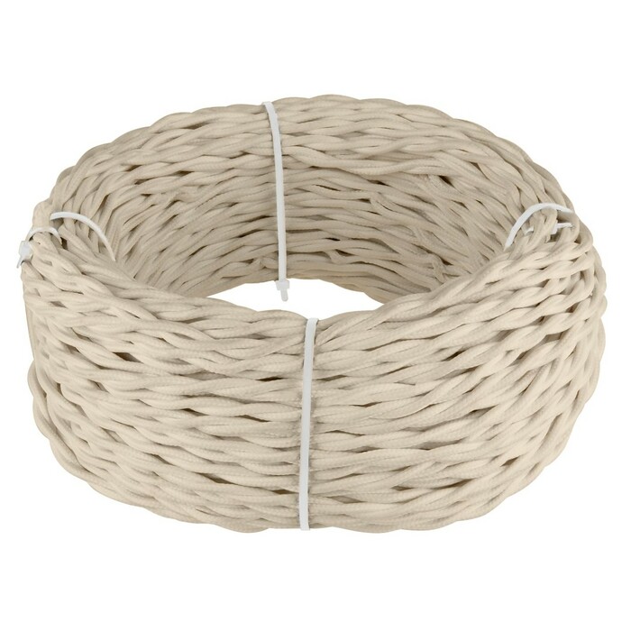 Werkel W6452246  Ретро кабель витой 2х1,5 (песочный) 20 м Цена указана за 1 м