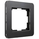 Werkel W0012608  Рамка на 1 пост Platinum (черный алюминий)