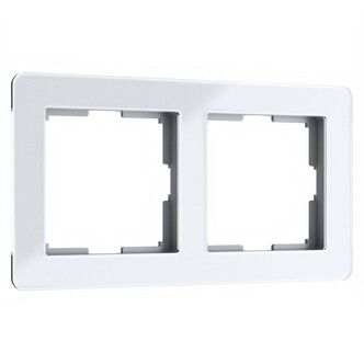 Werkel W0022701  Рамка на 2 поста Acrylic (белый)