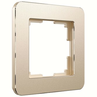Werkel W0012611  Рамка на 1 пост Platinum (шампань)