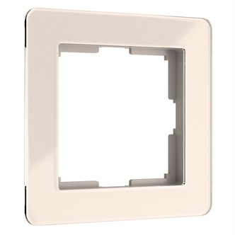Werkel W0012743  Рамка на 1 пост Acrylic (айвори)