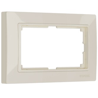 Werkel W0082003  Рамка для двойной розетки Snabb basic (слоновая кость)