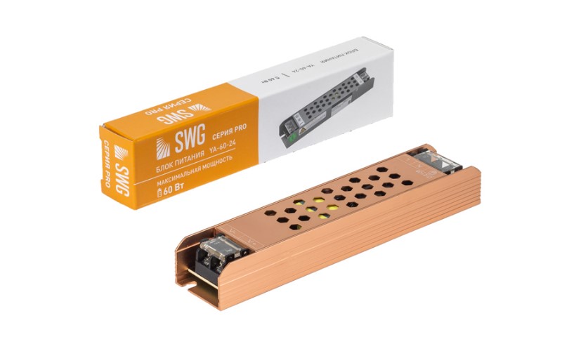 Блок питания 24В 60Вт IP20 YA-60-24