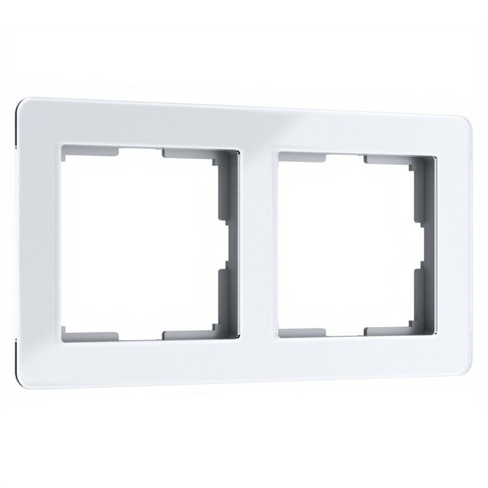 Werkel W0022701  Рамка на 2 поста Acrylic (белый)