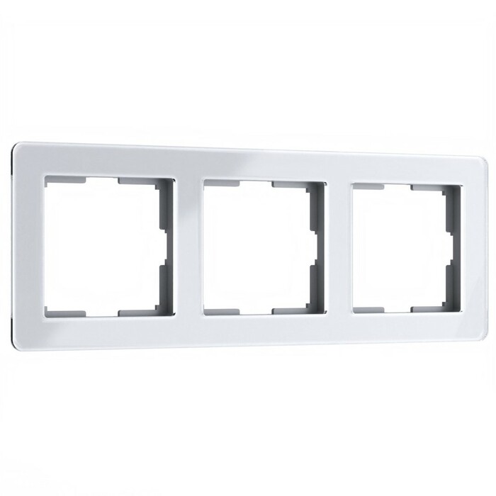 Werkel W0032701  Рамка на 3 поста Acrylic (белый)