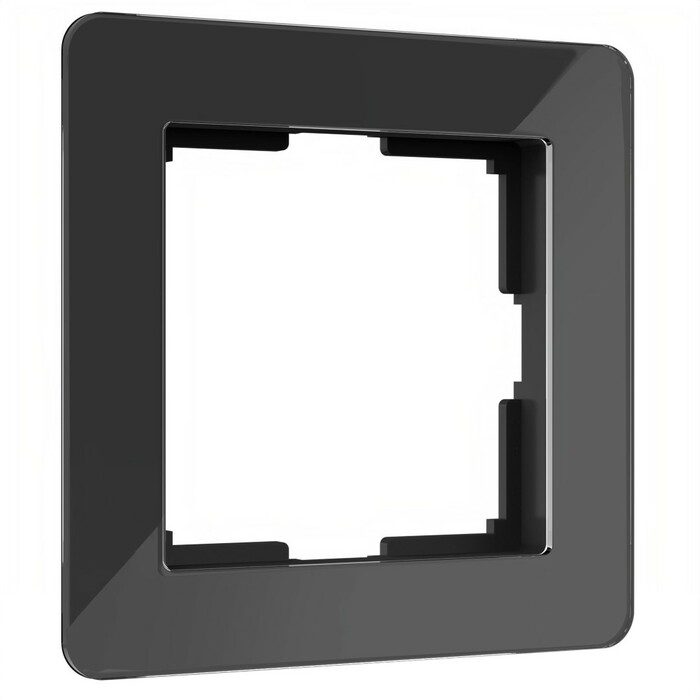Werkel W0012708  Рамка на 1 пост Acrylic (черный)