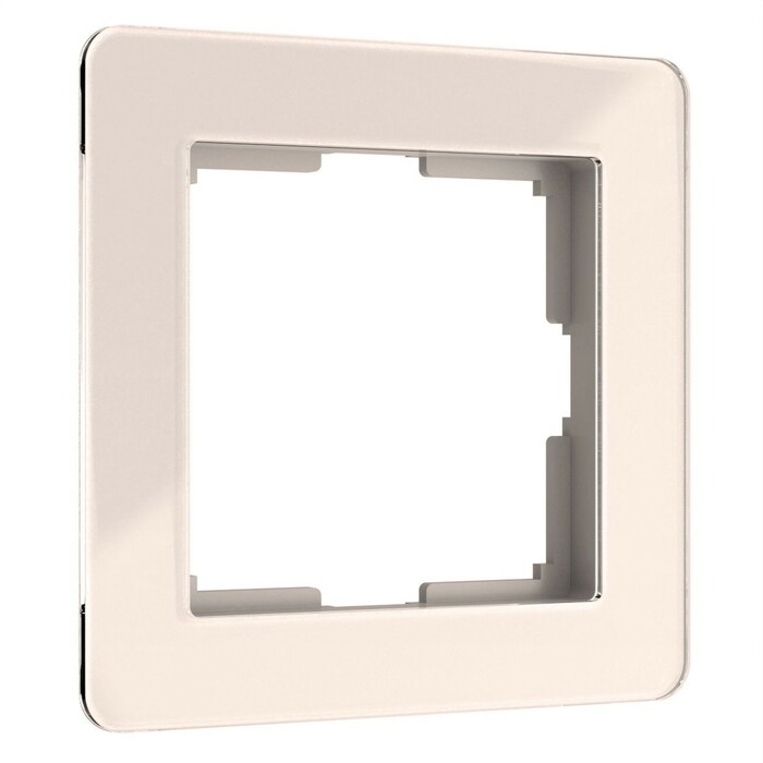 Werkel W0012743  Рамка на 1 пост Acrylic (айвори)