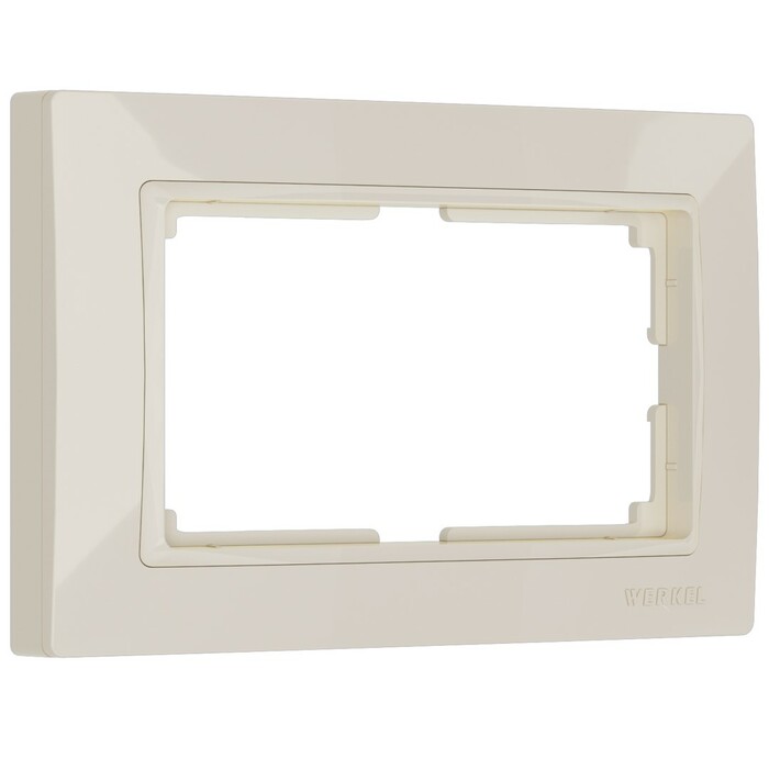 Werkel W0082003  Рамка для двойной розетки Snabb basic (слоновая кость)