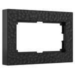 Werkel W0082408  Рамка для двойной розетки (черный)