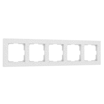 Werkel W0052401  Рамка на 5 постов (белый)