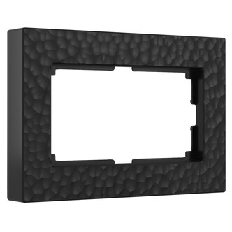Werkel W0082408  Рамка для двойной розетки (черный)