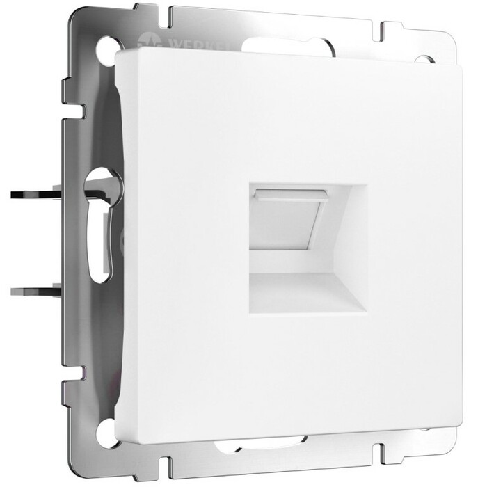 Werkel W1181061  Розетка Ethernet RJ-45 (белый матовый)