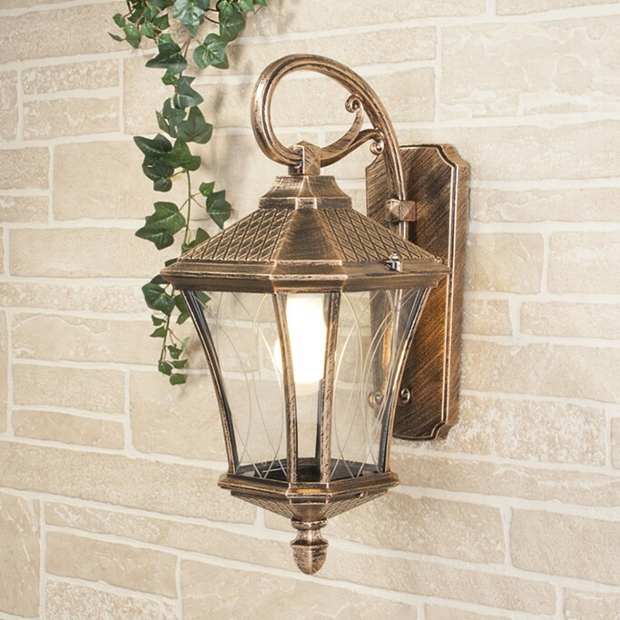 Уличный светильник ELEKTROSTANDART Virgo черное золото GLXT-1450D