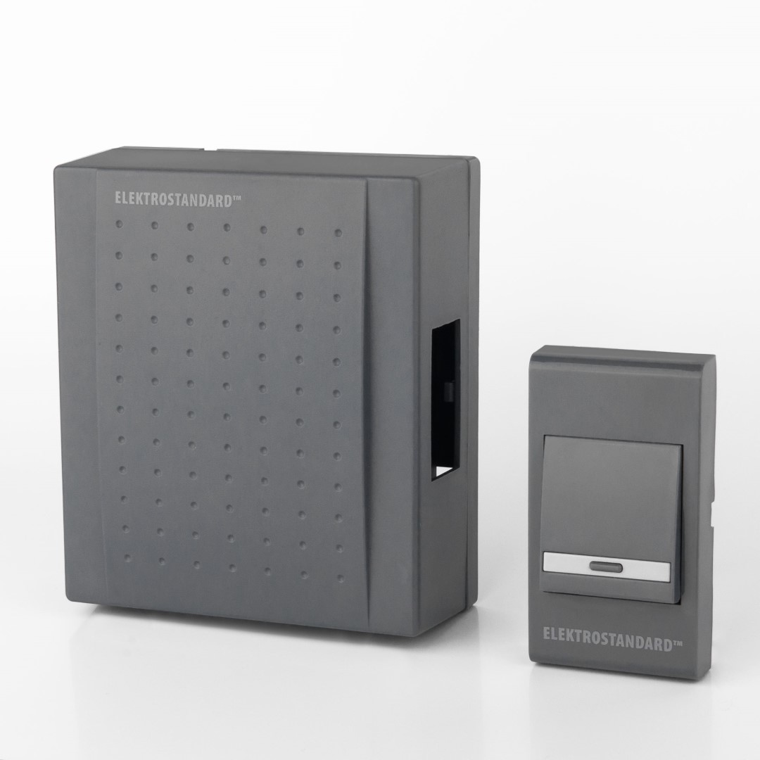 ELEKTROSTANDART DBQ17 WM 1M IP44 звонок электрический бытовой (дверной)  Серый