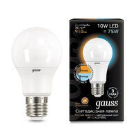 Лампа Gauss LED A60 10W E27 2700K 4100K CTC  102502110-T