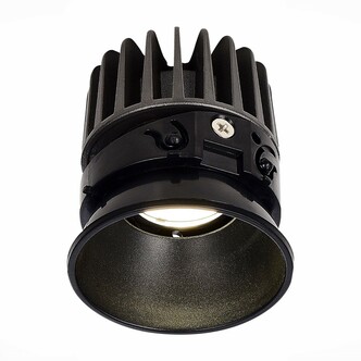 ST851.438.12 Светодиодный модуль Черный LED 1*12W 3000K 960Lm Ra>90 36° IP20 D69xH70 220-240V