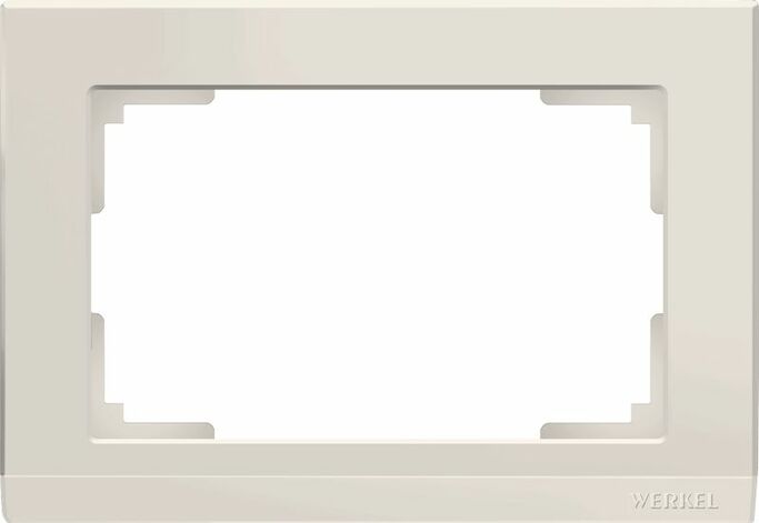 Werkel WL04-Frame-01-DBL-ivory  Рамка для двойной розетки (слоновая кость)