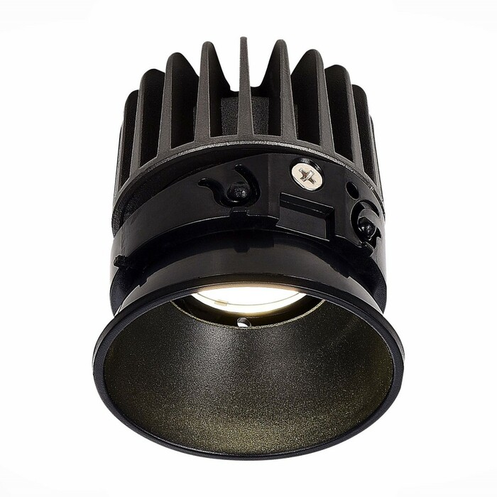 ST851.438.12 Светодиодный модуль Черный LED 1*12W 3000K 960Lm Ra>90 36° IP20 D69xH70 220-240V