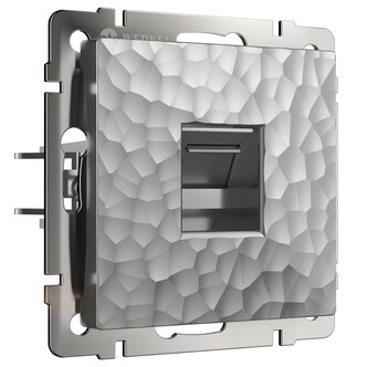 Werkel W1281006  Розетка Ethernet RJ-45 (серебряный)