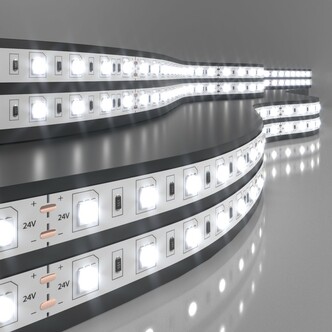 ELEKTROSTANDART 5050 24V 60Led 14,4W IP20 Лента свет 60Led 14,4W IP20 4200K дневной белый(цена за 1м