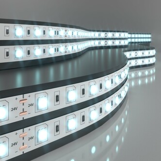 ELEKTROSTANDART 5050 24V 60Led14,4W IP20 Лента свет 60Led 14,4W IP20 6500K холодный белый(цена за 1м