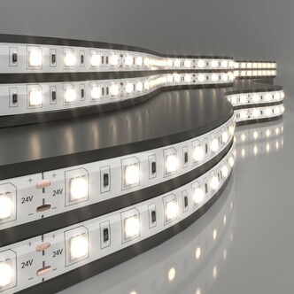 ELEKTROSTANDART 5050 24V 60Led 14,4W IP65 Лента свет 60Led 14,4W IP65 3300K тёплый белый(цена за 1м)