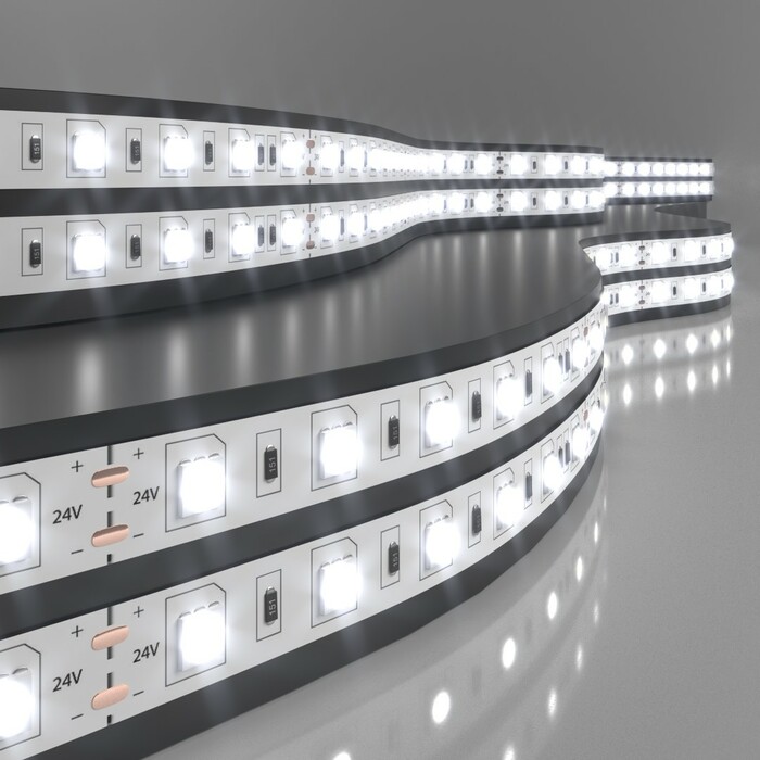 ELEKTROSTANDART 5050 24V 60Led 14,4W IP20 Лента свет 60Led 14,4W IP20 4200K дневной белый(цена за 1м