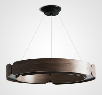 Подвесной Кольцевой Светильник Range 1 D70 Black Walnut By Imperiumloft