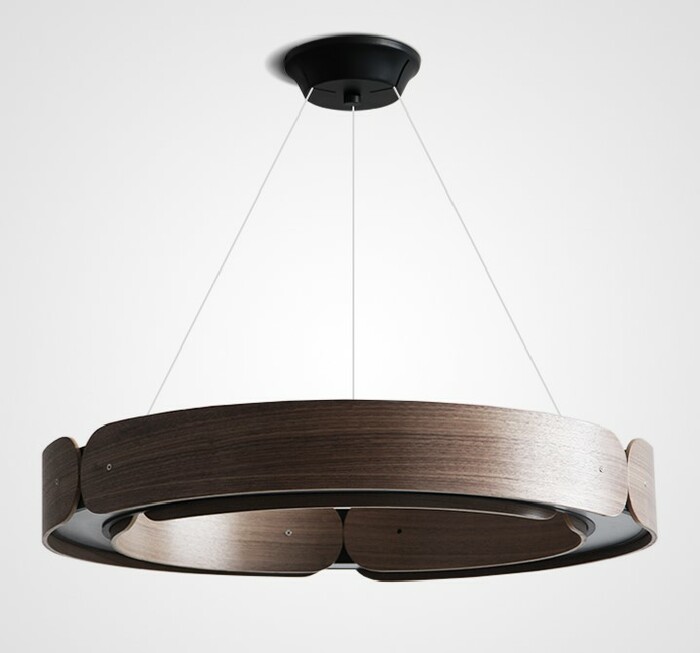 Подвесной Кольцевой Светильник Range 1 D70 Black Walnut By Imperiumloft