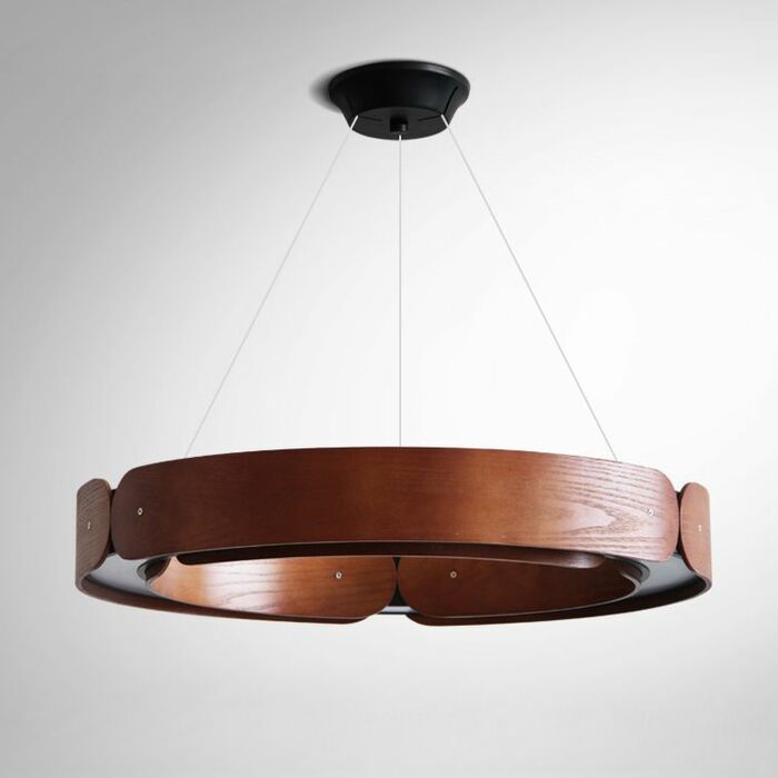 Подвесной Кольцевой Светильник Range 1 D55 Red Wood By Imperiumloft