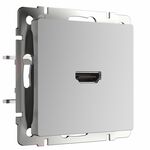 Werkel WL06-60-11  Розетка HDMI (серебряный)