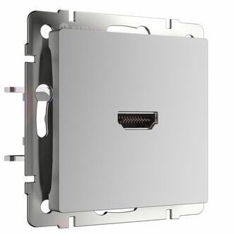 Werkel WL06-60-11  Розетка HDMI (серебряный)