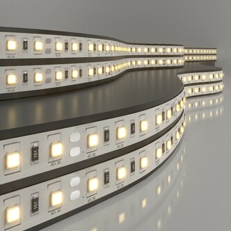 ELEKTROSTANDART Лента свет60Led 14,4W IP20 3300K теплый белый (5050 12V 60Led 14,4W IP20)(цена за 1м
