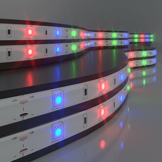 ELEKTROSTANDART Лента светодиодная 30Led 7,2W IP65 мульти (5050 12V 30Led 7,2W IP65) (цена за 1м)