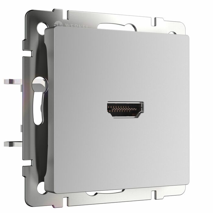 Werkel WL06-60-11  Розетка HDMI (серебряный)