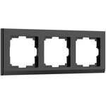 Werkel W0031808  Рамка на 3 поста (черный)