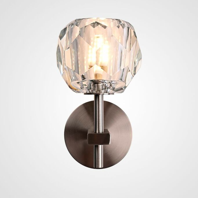 Бра Boule De Cristal Single Sconce Никель By Imperiumloft