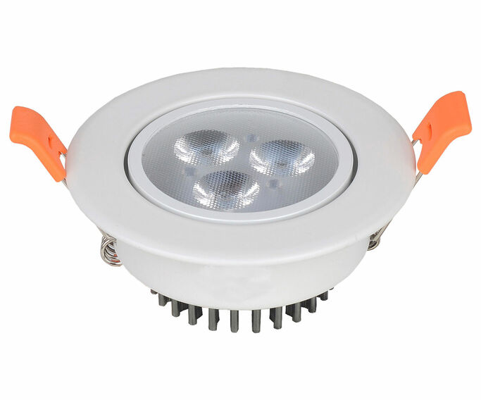 KINK LIGHT 2143(4000K) Светильник белый d10,5 h7 Led 7W