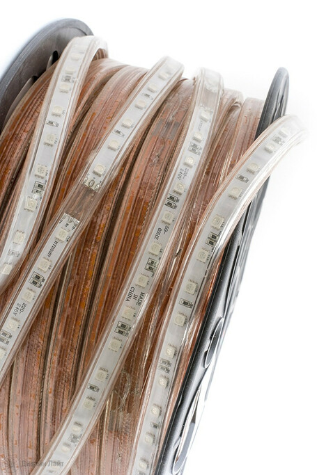 Лента св д SWG LT560-RGB-50 220 SMD5050, 60LED м, кат 50м, 14,4 Вт м, IP68, RGB