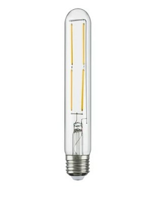 LIGHTSTAR 933902 Лампа LED FILAMENT 220V T30 E27 6W=65W 630LM 360G CL 3000K 15000H (в комплекте)