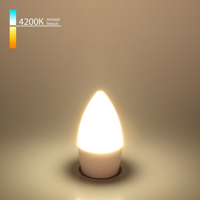 ELEKTROSTANDART Свеча СD LED 6W 4200K E27 (BLE2737)