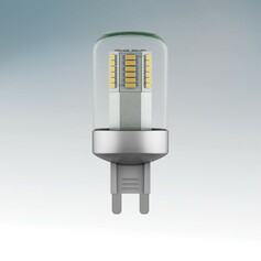 LIGHTSTAR 933404 Лампа LED 220V T25 G9  5W=50W 360G CL 4200K 20000H