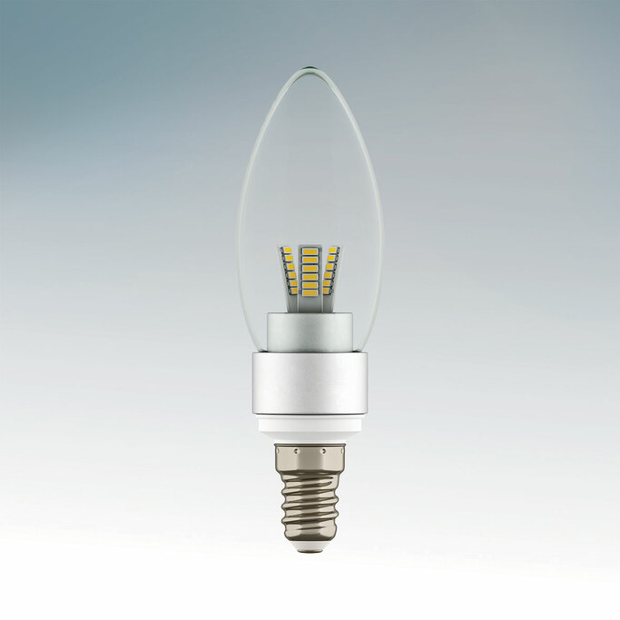 LIGHTSTAR 934502 Лампа LED 220V C35 E14 4W=40W 360G CL 2800K 20000H