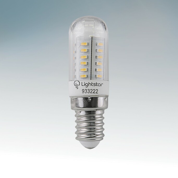 LIGHTSTAR 933222 Лампа LED 220V JC Е14  3.2W=30W 360G CL 2800K 20000H