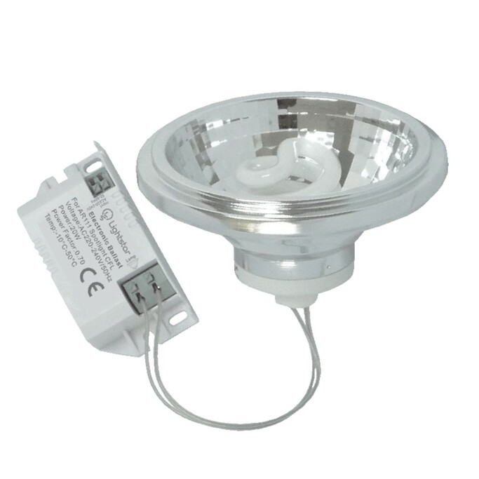 LIGHTSTAR 928472 Лампа CFL 220V AR111 20W EX.DR RA80 2700K 8000H