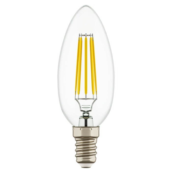 LIGHTSTAR 933504 Лампа LED 220V C35 E14  6W=65W 360G CL 4000K 20000H
