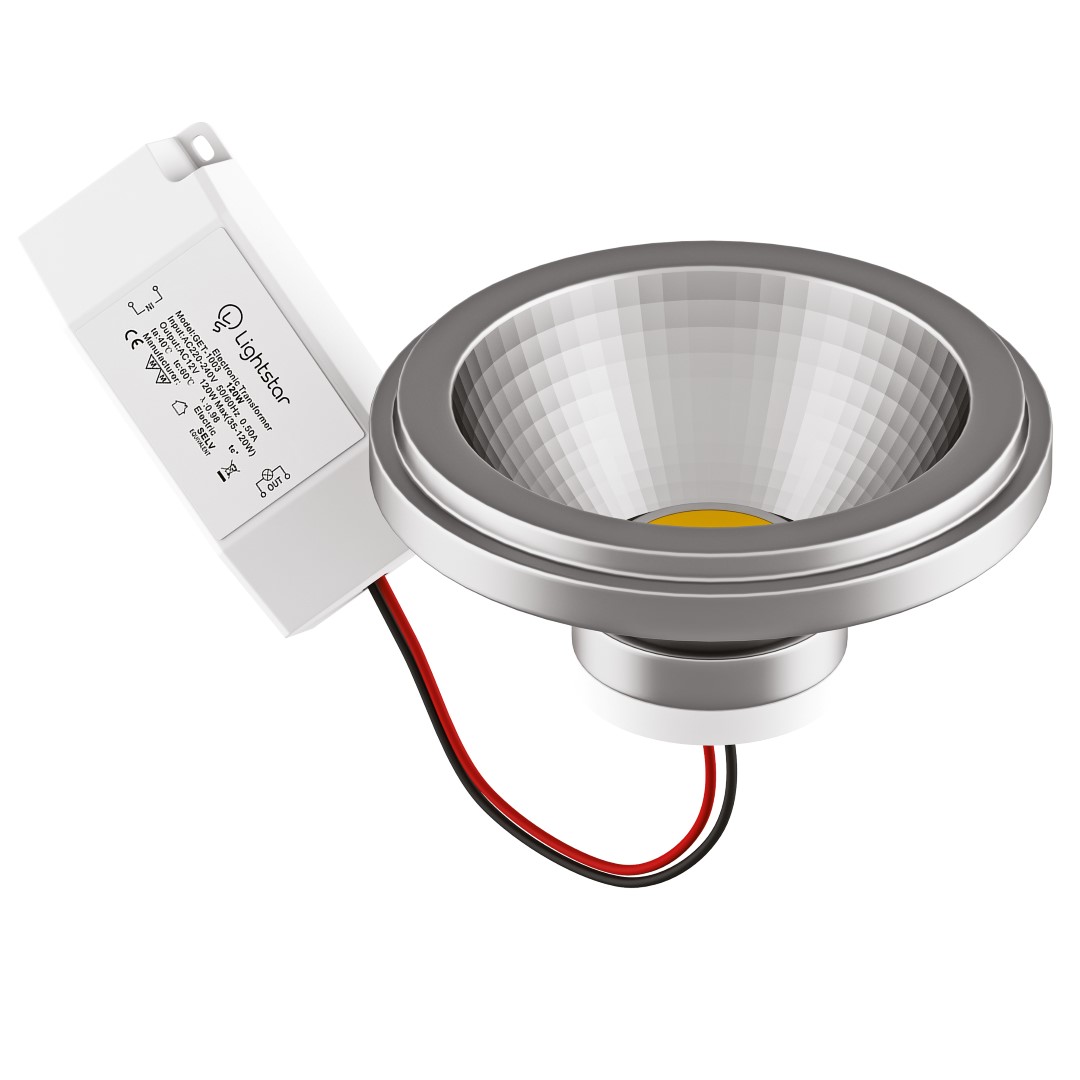 LIGHTSTAR 932104 Лампа  LED 220V AR111 12W=100W 46G COB 4200-4500K 20000H