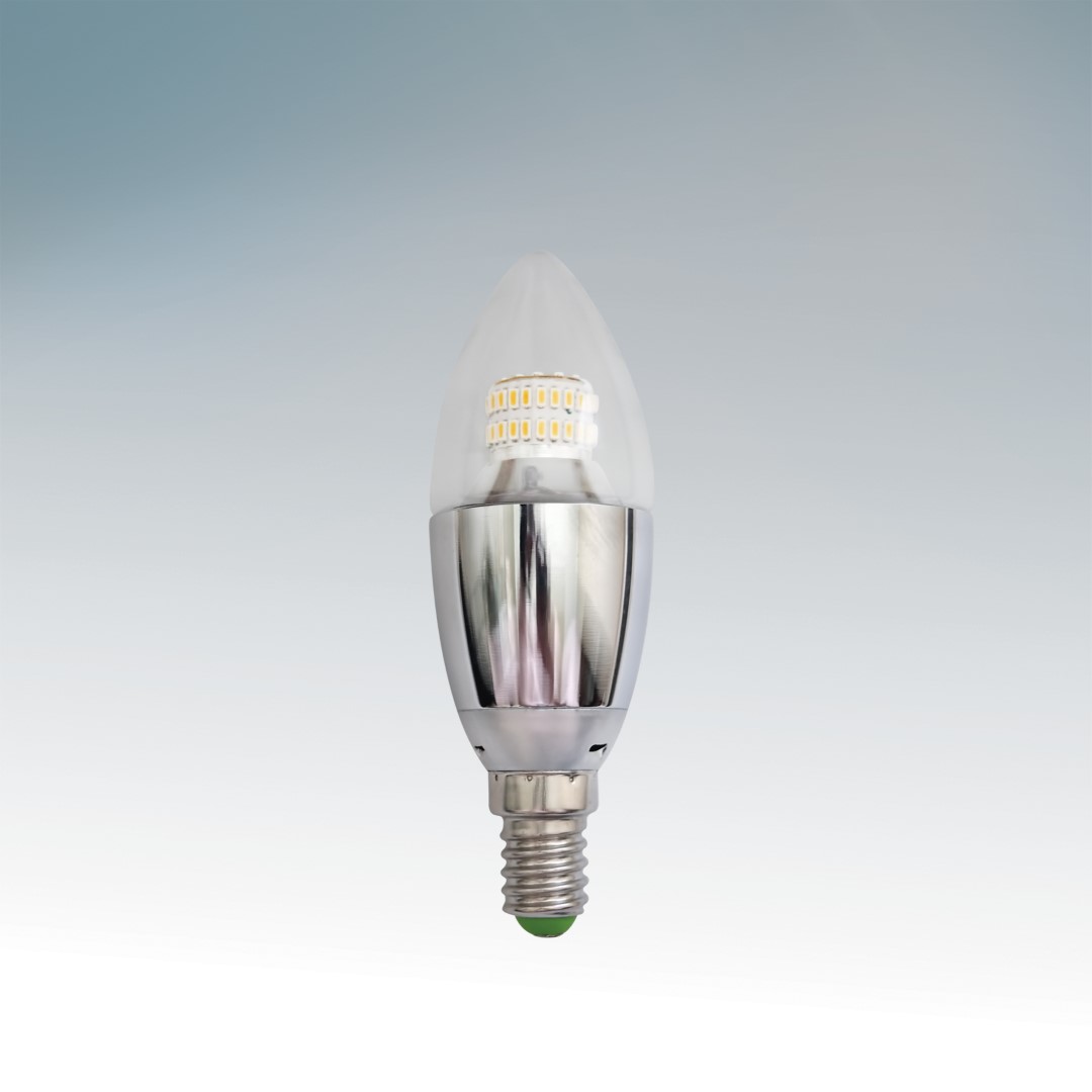 LIGHTSTAR 930542 Лампа LED 220V C35 Е14 6W=60W 360G CL CH 3000K 20000H DIMM