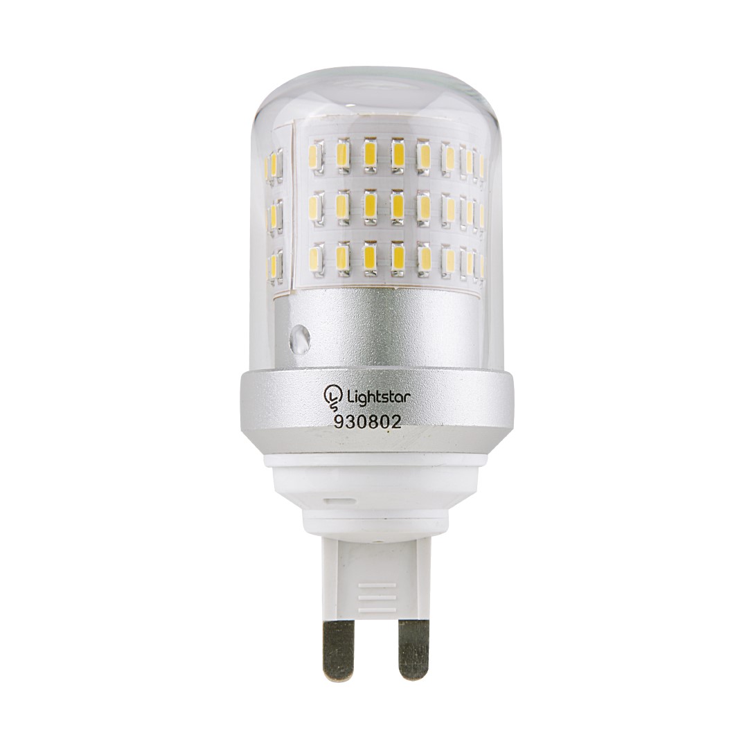 LIGHTSTAR 930802 Лампа LED 220V T35  G9 9W=90W 360G CL 2800K-3000K 20000H